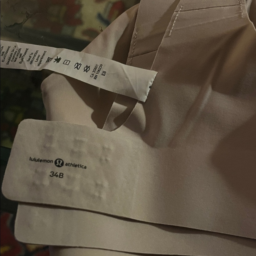 Lululemon Athletica Cream Like Nothing Bra dusty bronze - Picture 3 of 5
